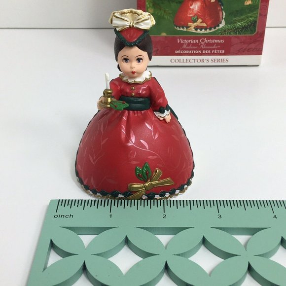 Hallmark Keepsake Ornament Victorian Christmas Madame Alexander Red 2001 Vintage - Picture 10 of 12